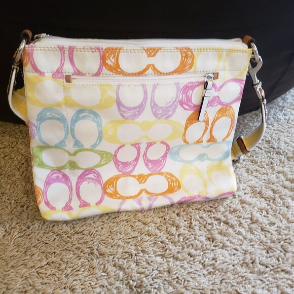 Coach Scribble Multicolor Crossbody Bag - Picture 2 of 7